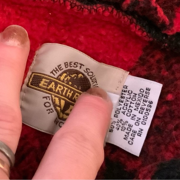 Earth Rags Plaid Moose Sweater - Picture 4 of 6